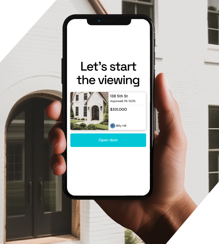 ViewingTime application launched on a phone in human hand